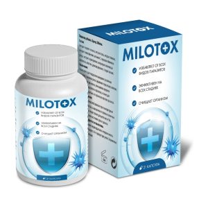Milotox — банка и упаковка